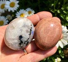 Crystal Stone & Jewelry Gift Set - Moonstone, Druzy Moon/Star, Clear Quartz, Geode, Peach Selenite