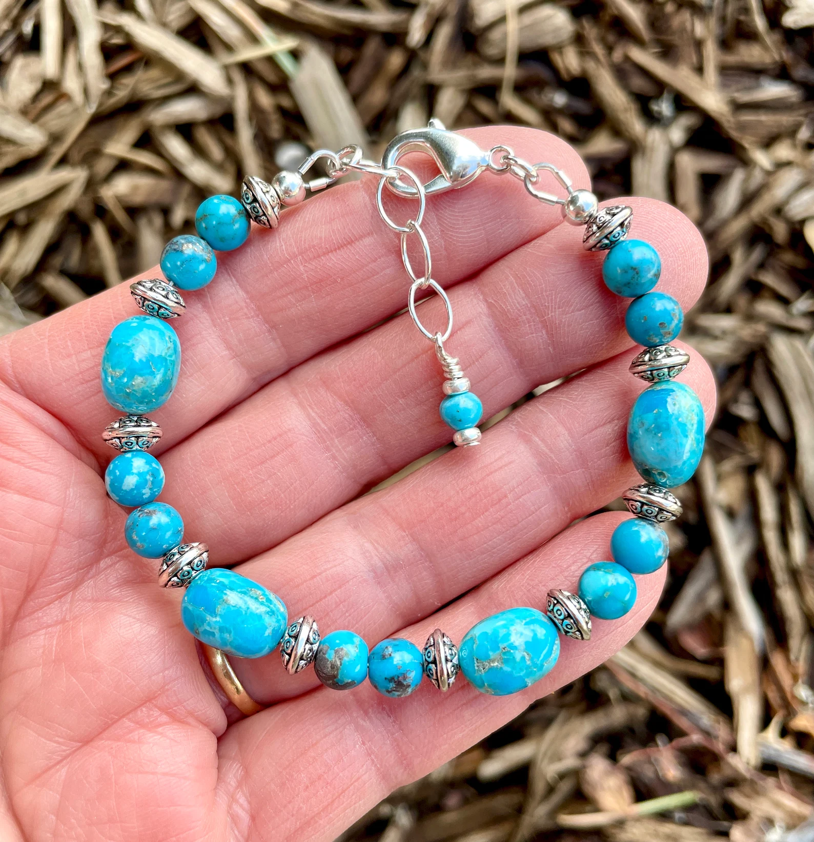 Genuine turquoise bracelet online
