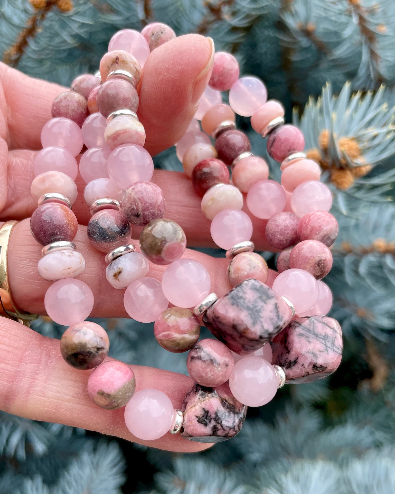 Pink Opal Stone Bracelet – Beachdashery® Jewelry